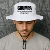 Grumpa Like A Regular Grandpa Only Grumpier Bucket Hat