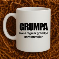 Grumpa Like A Regular Grandpa Only Grumpier Mug
