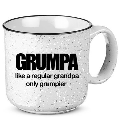 Grumpa Like A Regular Grandpa Only Grumpier 15oz Campfire Ceramic Mug