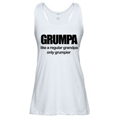 Grumpa Like A Regular Grandpa Only Grumpier Ladies Essential Flowy Tank