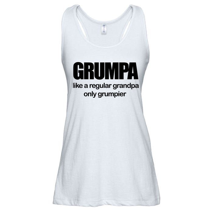 Grumpa Like A Regular Grandpa Only Grumpier Ladies Essential Flowy Tank