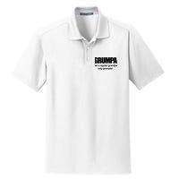 Grumpa Like A Regular Grandpa Only Grumpier Dry Zone Grid Polo