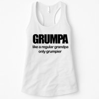 Grumpa Like A Regular Grandpa Only Grumpier Womens Tank Top