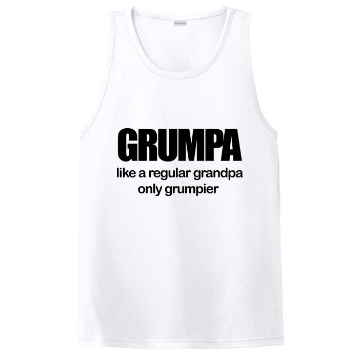 Grumpa Like A Regular Grandpa Only Grumpier PosiCharge Competitor Tank