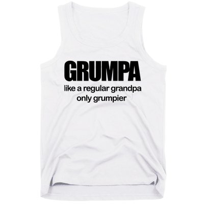 Grumpa Like A Regular Grandpa Only Grumpier Tank Top