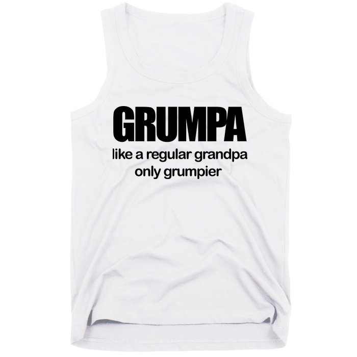 Grumpa Like A Regular Grandpa Only Grumpier Tank Top