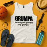 Grumpa Like A Regular Grandpa Only Grumpier Tank Top