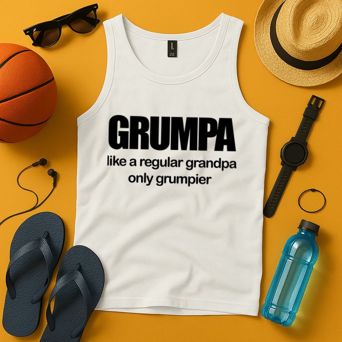 Grumpa Like A Regular Grandpa Only Grumpier Tank Top