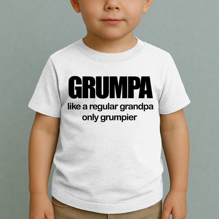 Grumpa Like A Regular Grandpa Only Grumpier Toddler T-Shirt
