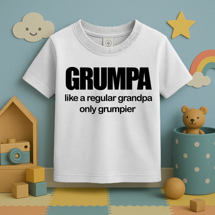 Grumpa Like A Regular Grandpa Only Grumpier Toddler T-Shirt