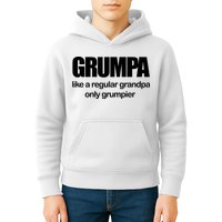 Grumpa Like A Regular Grandpa Only Grumpier Kids Hoodie