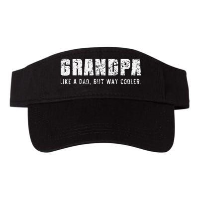 Grandpa Like A Dad But Way Cooler Only Much Fathers Day Visor