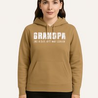 Grandpa Like A Dad But Way Cooler Only Much Fathers Day Hoodie