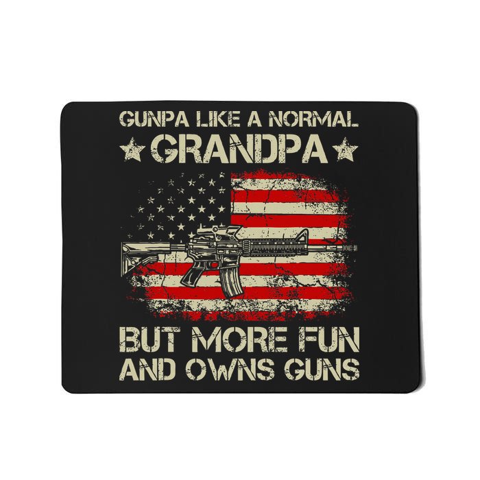 Gunpa Like A Normal Grandpa But More Fun And Owns Guns Mousepad