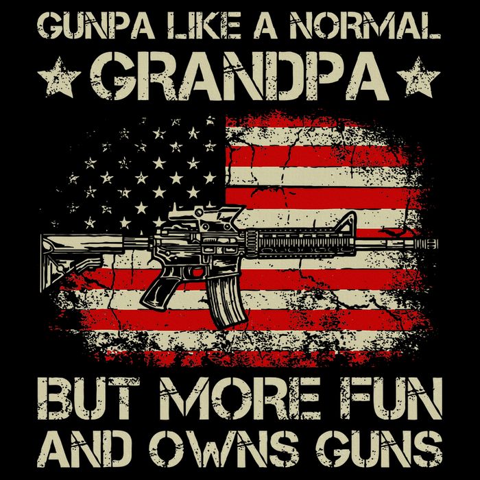 Gunpa Like A Normal Grandpa But More Fun And Owns Guns Mousepad