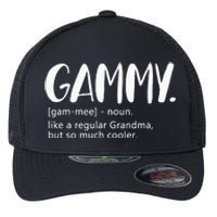 Gammy Like A Regular Grandma But Cooler Mothers Day Gammy Flexfit Unipanel Trucker Cap