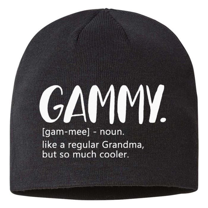 Gammy Like A Regular Grandma But Cooler Mothers Day Gammy Sustainable Beanie