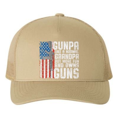 Gunpa Like A Normal Grandpa Fun And Owns Guns Funny Yupoong Adult 5-Panel Trucker Hat