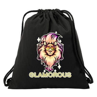 Glamorous Lion Drawstring Bag