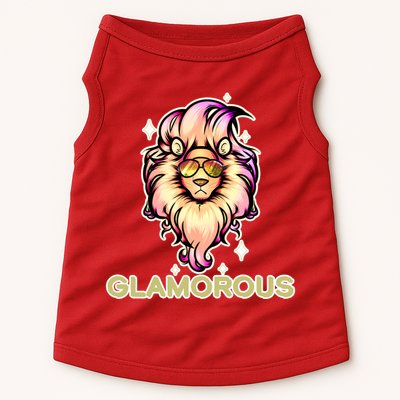 Glamorous Lion Doggie Tank