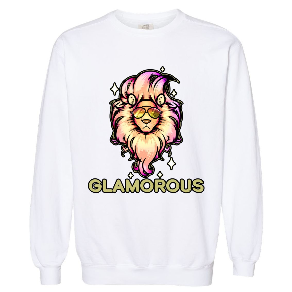 Glamorous Lion Garment-Dyed Sweatshirt