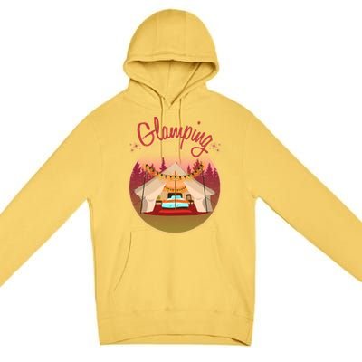 Glamping Fancy Camping  Premium Pullover Hoodie