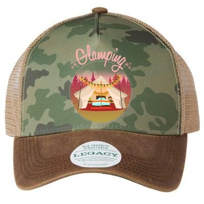 Glamping Fancy Camping  Legacy Tie Dye Trucker Hat