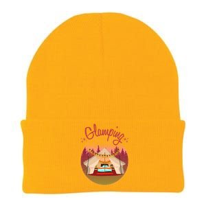 Glamping Fancy Camping  Knit Cap Winter Beanie