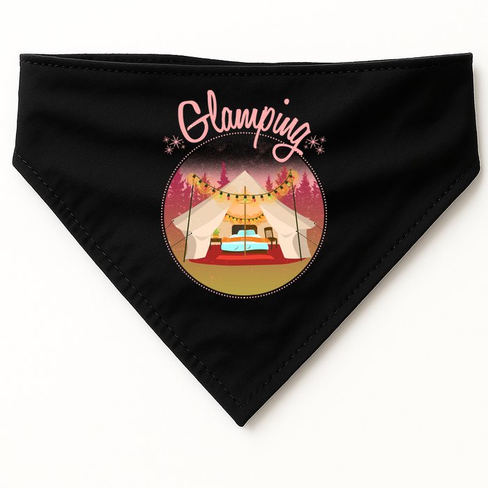 Glamping Fancy Camping  USA-Made Doggie Bandana