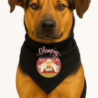 Glamping Fancy Camping  USA-Made Doggie Bandana