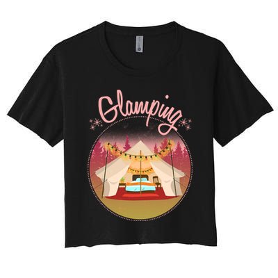 Glamping Fancy Camping  Crop Top