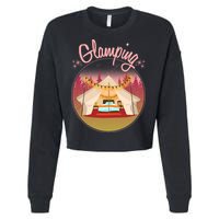 Glamping Fancy Camping  Cropped Pullover Crew