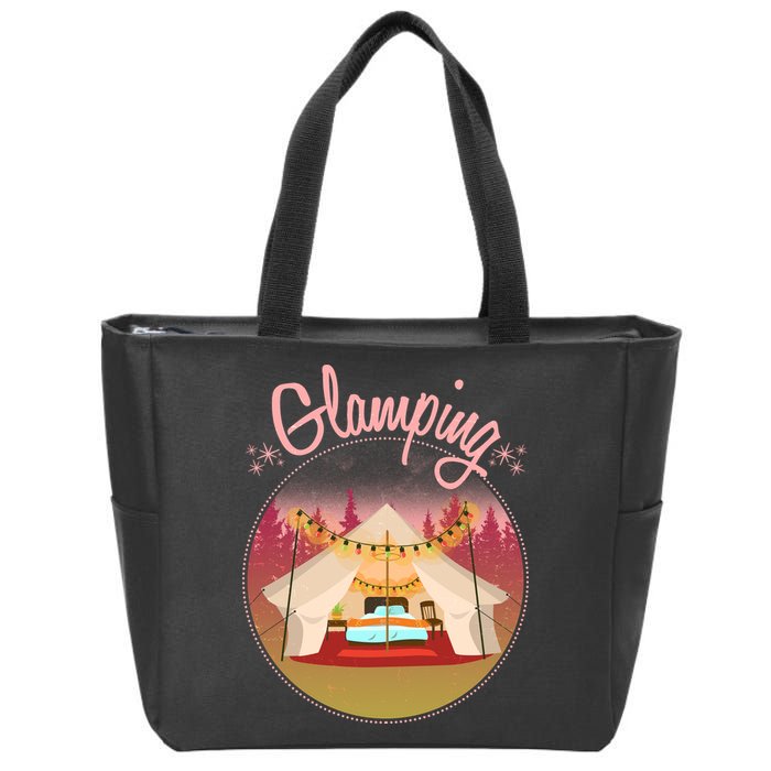 Glamping Fancy Camping  Zip Tote Bag