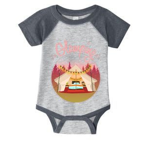 Glamping Fancy Camping  Infant Baby Jersey Bodysuit