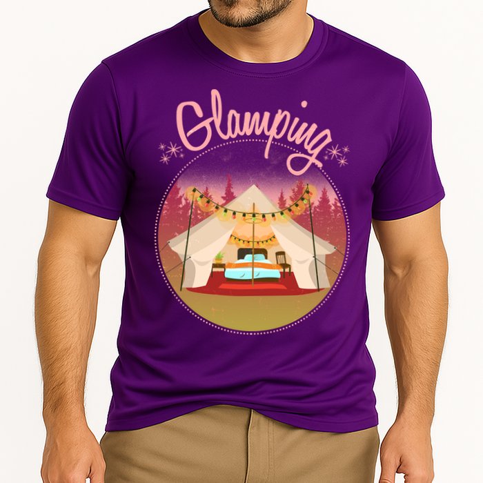 Glamping Fancy Camping  Cooling Performance Crew T-Shirt