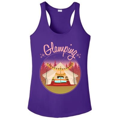 Glamping Fancy Camping  Ladies PosiCharge Competitor Racerback Tank