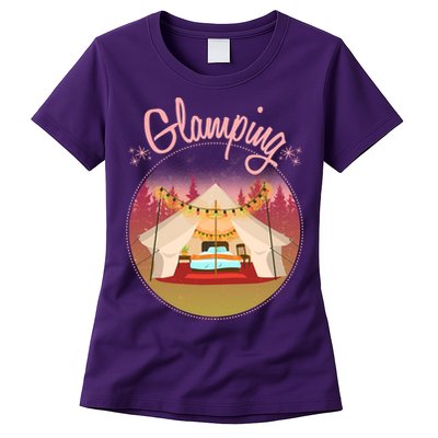 Glamping Fancy Camping  Womens T-Shirt