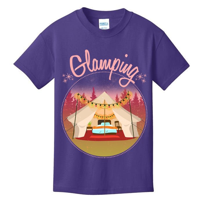 Glamping Fancy Camping  Kids T-Shirt