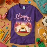 Glamping Fancy Camping  Kids T-Shirt