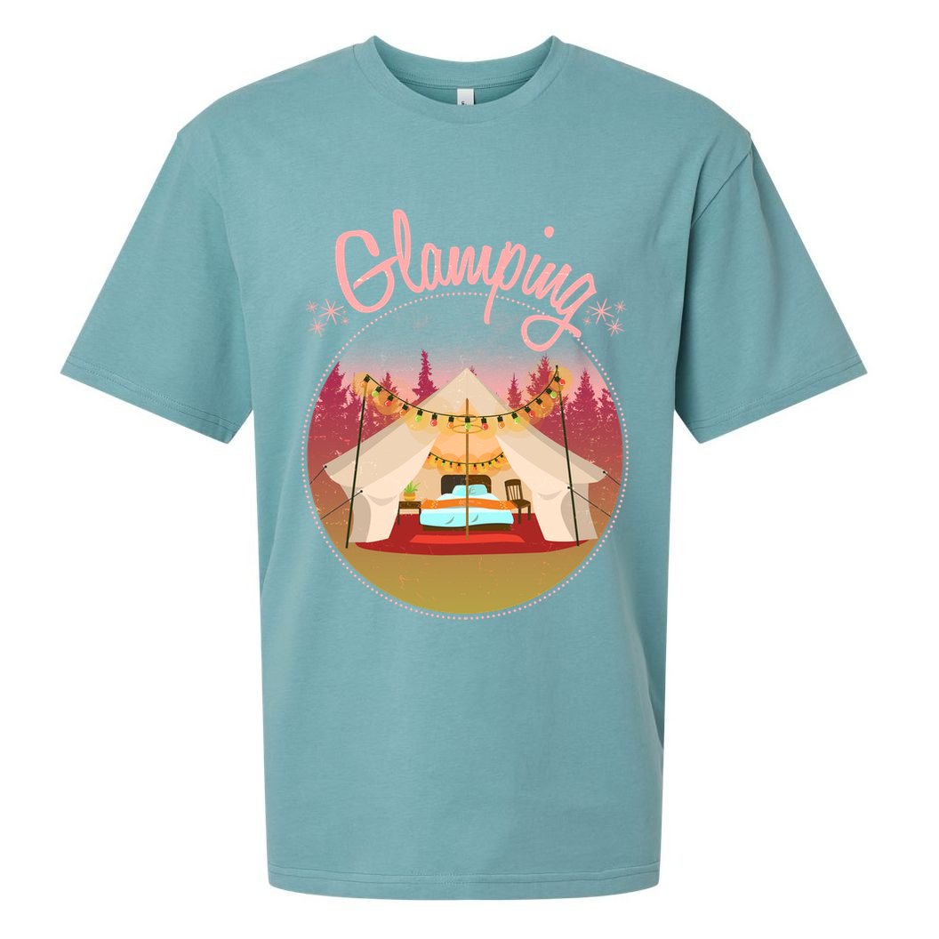 Glamping Fancy Camping  Sueded Cloud Jersey T-Shirt