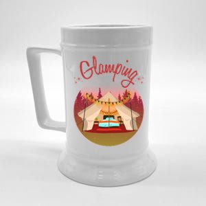 Glamping Fancy Camping  Beer Stein