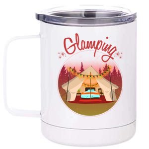 Glamping Fancy Camping  12 oz Stainless Steel Tumbler Cup