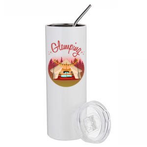 Glamping Fancy Camping  Stainless Steel Tumbler