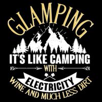 Glamping It's Like Camping with Electricity Doggie Tank