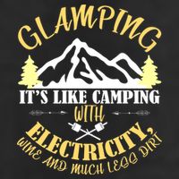 Glamping Like Camping With Electricity Wine Less Dirt Adult Drive Performance Visor