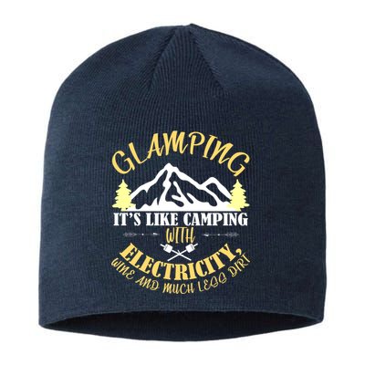 Glamping Like Camping With Electricity Wine Less Dirt Sustainable Beanie