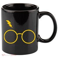 Glasses and Lightening Scar Wizard Logo 11oz C Handle Ceramic Mug