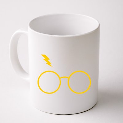 Glasses and Lightening Scar Wizard Logo Coffee Mug