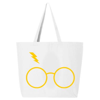 Glasses and Lightening Scar Wizard Logo 25L Jumbo Tote