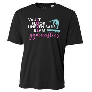 Girls Love Beam Gymnastics Cooling Performance Crew T-Shirt